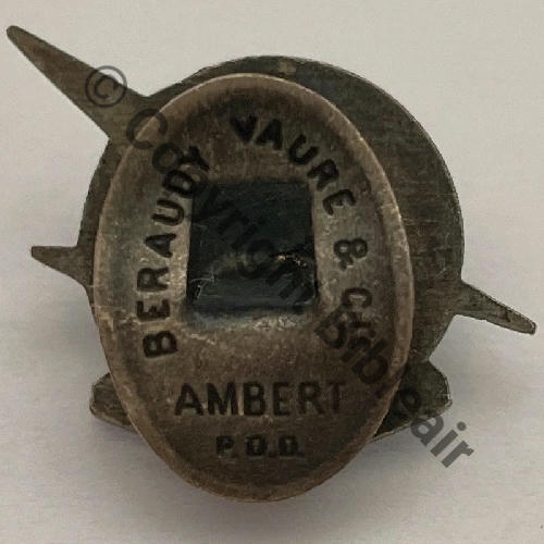 JM  STAGE PILOTAGE MONTAGNE NOIRE 1941 24x17mm  BERAUDY VAURE Miniature Dos lisse Src.historiacollection2a PV40Eur 